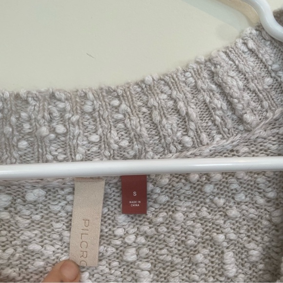 Anthropologie Pilcro V-Neck Short Sleeve Sweater - Picture 3 of 6